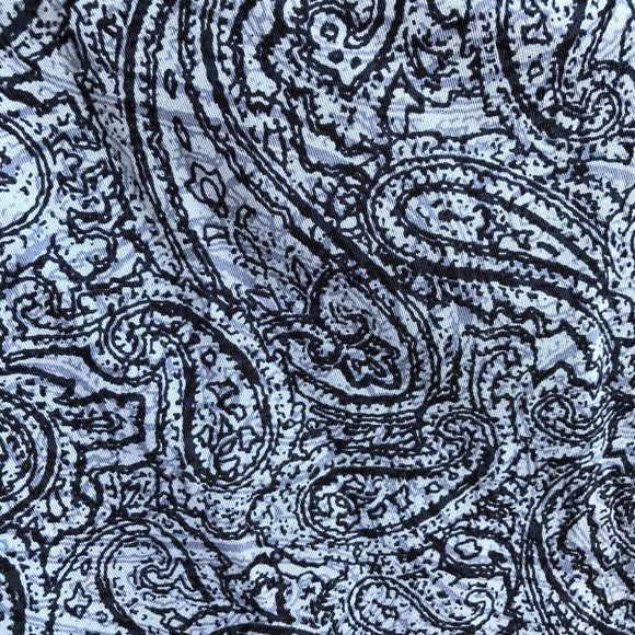 J. Jill Cropped Pants 12 Blue Straight Leg Cotton Blend Casual Front Zip… - Picture 2 of 12